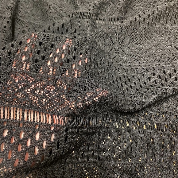 Maurice’s Women’s Elegant Black Lace Handkerchief Hem Skirt Size M Midi Length - Picture 12 of 13